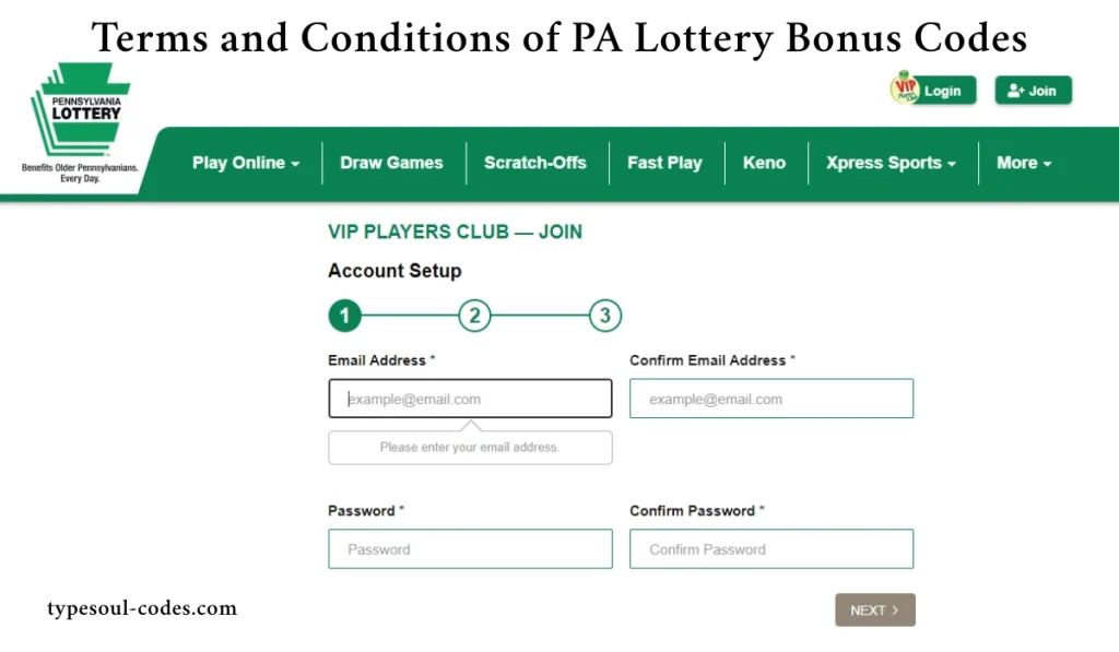 PA Lottery Bonus Code