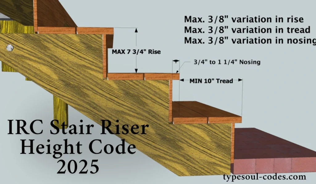 Stair Riser Height Code