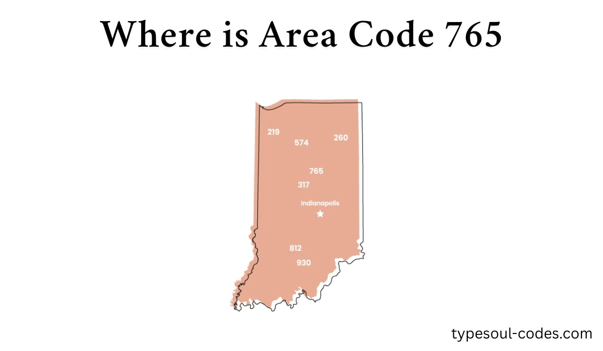 Where is Area Code 765