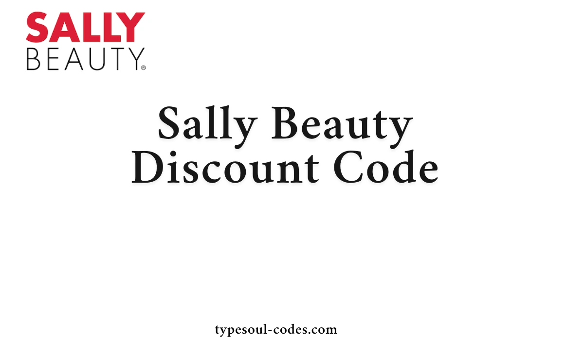 Sally Beauty Discount Code